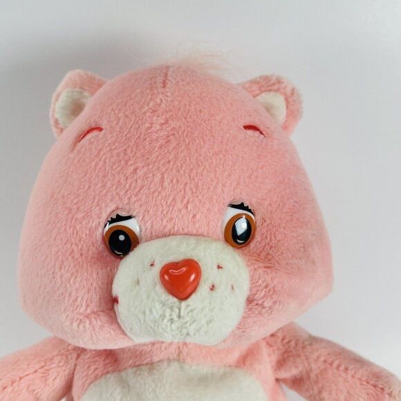 Care Bears Cheer 10" Plush 2002 Pink Embroidered Rainbow Stuffed Animal TCFC - Picture 2 of 12